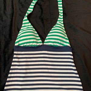 Anne Cole tankini swim suit. Blue/green. XL